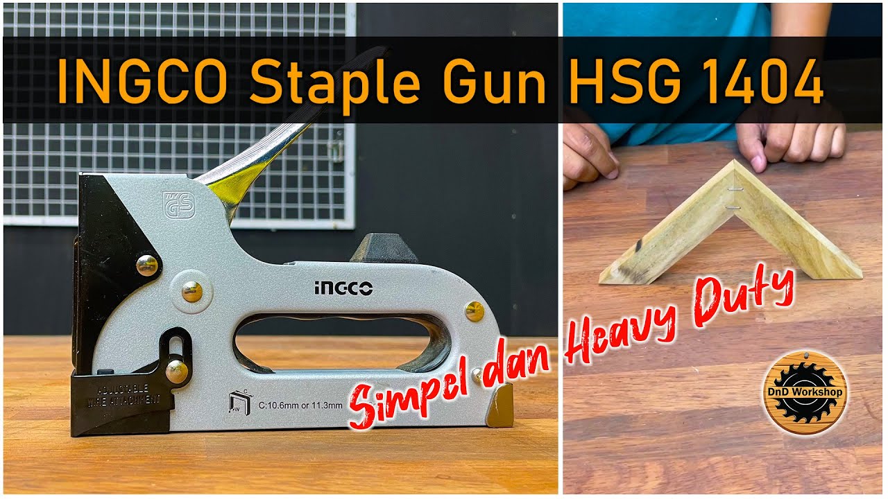 Ingco HSG 1404 Staple Gun Dengan Kualitas Industrial - Paku Staples Hekter Gun Tacker Tembak Manual
