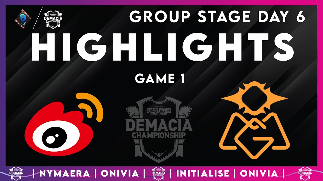 WBG vs OMG Highlights Game 1 | Demacia Cup 2025 | Weibo Gaming vs Oh My God by Onivia
