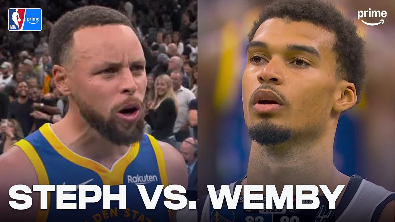 Steph Curry vs. Victor Wembanyama INSANE Battle | Full Game Highlights | NBA on Prime