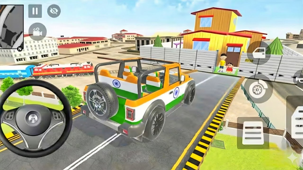 💥Jack Going To Doremon House 🏠 With Mega Ramp In Indian Theft Auto Simulator