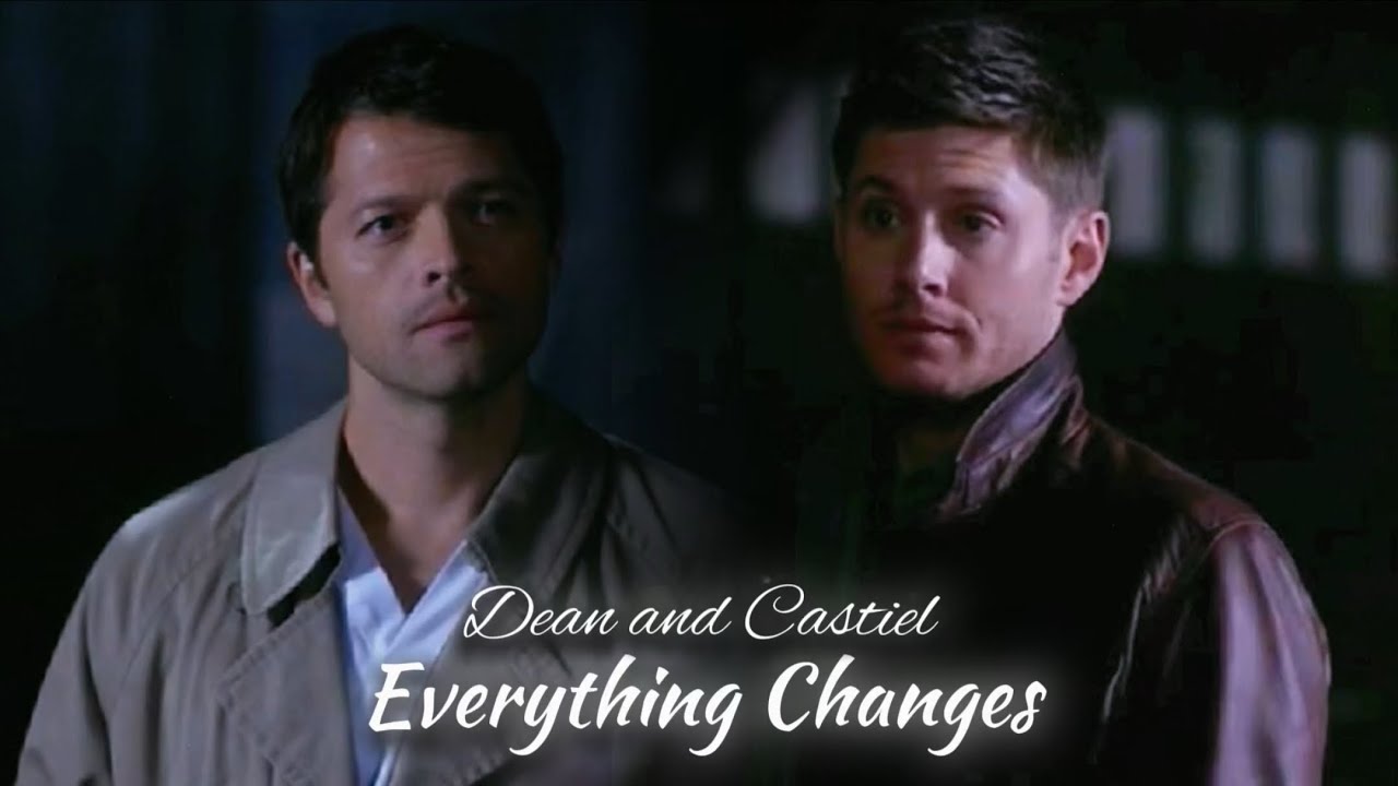 Dean x Castiel | Everything Changes #supernatural #deanwinchester #castiel #destiel #staind #spnedit