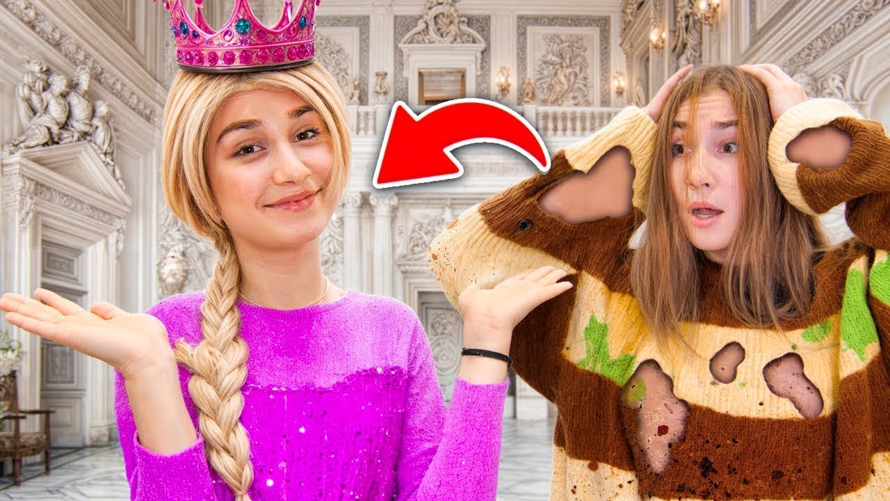 Принцесата в съвремието! Принцесата в къщата на Caramelkins! Забавни ситуации