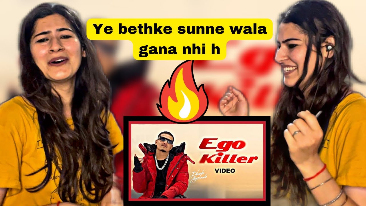 Pahadi girl reaction on Ego Killer – Dhanda Nyoliwala🔥 (Music Video) | Deepesh Goyal | VYRL Haryanvi