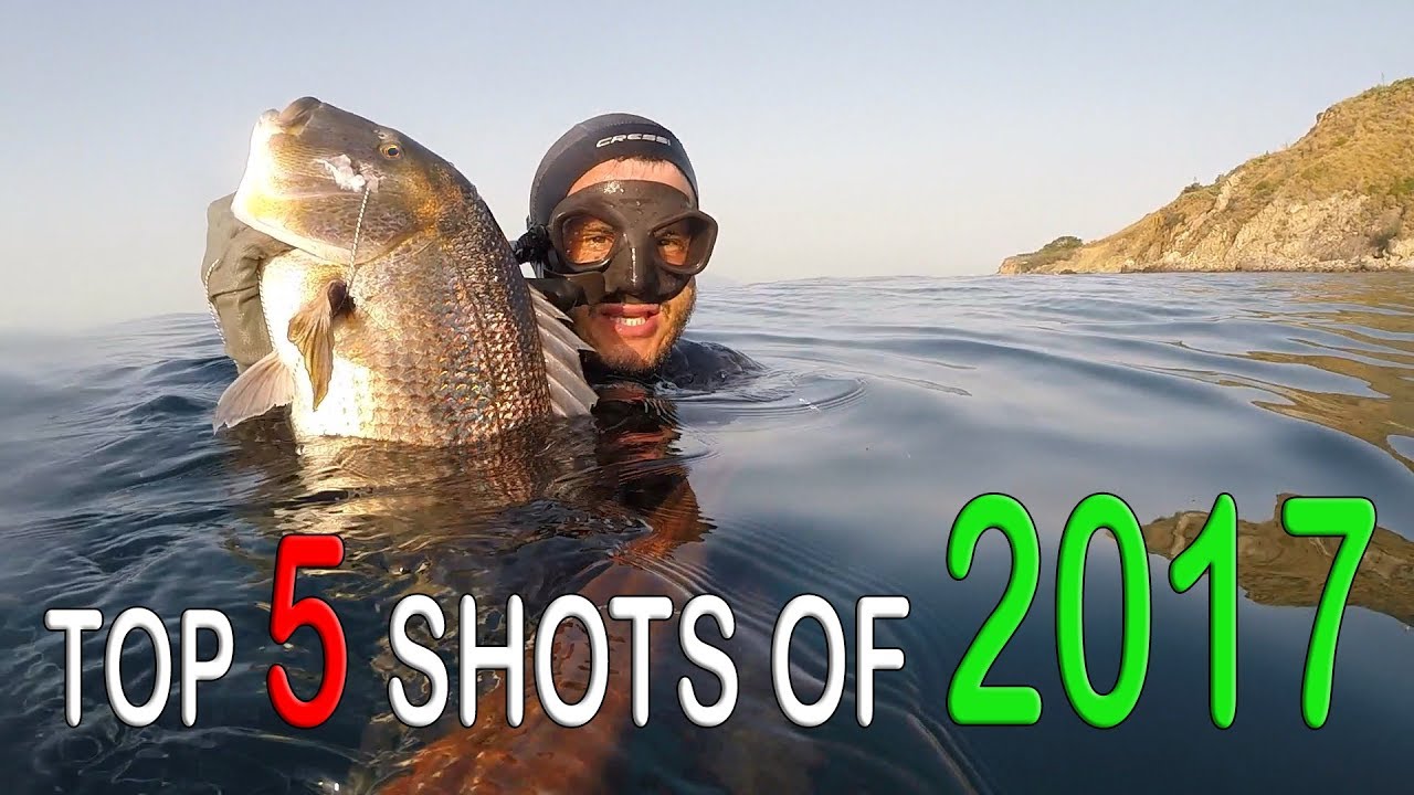 Pescs sub: Le Migliori catture del 2017 ( TOP 5 SHOTS )
