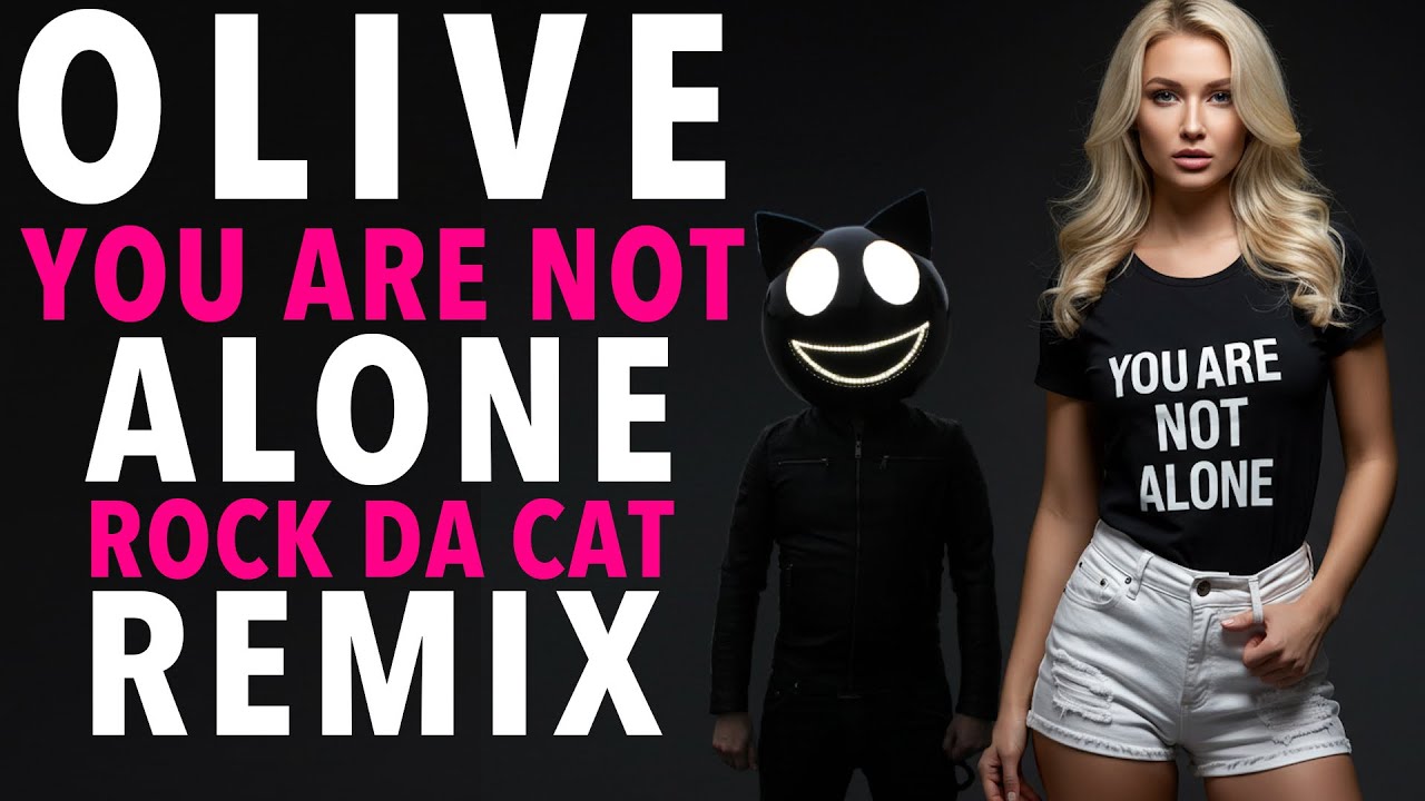 OLIVE - YOU'RE NOT ALONE ( Rock Da Cat Remix ) Visual