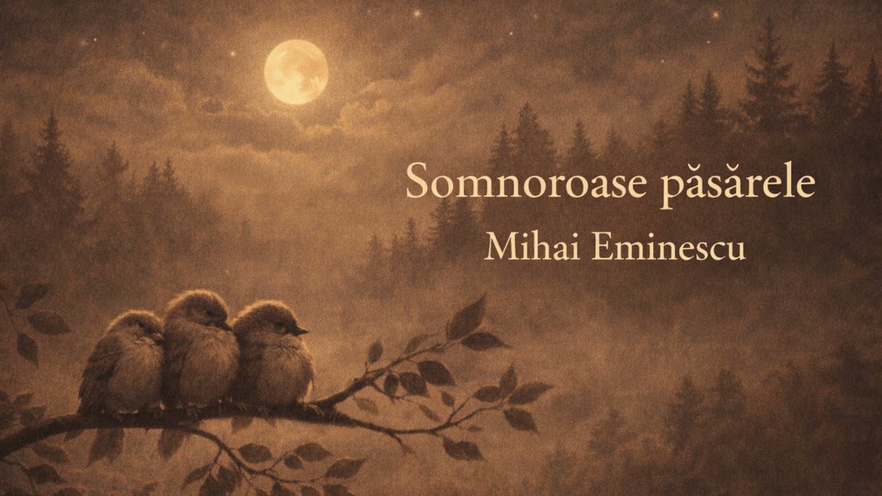 Somnoroase păsărele – Mihai Eminescu | poezie cântată