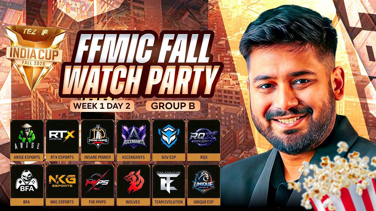 🚀TEZ FFMIC 2026 Fall | Play-Ins Day 2 | Group B🚀 #freefire #nonstopgaming  freefirelive