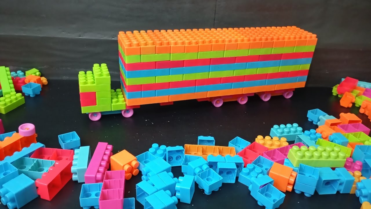 Satisfying DIY Long Car Build | ASMR Building Blocks #buildingblocks