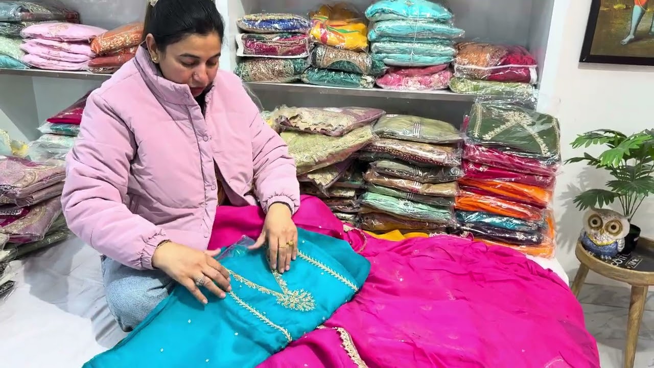 Bilkul kam price me Punjabi ￼salwar work wale  suit  👉8950608489