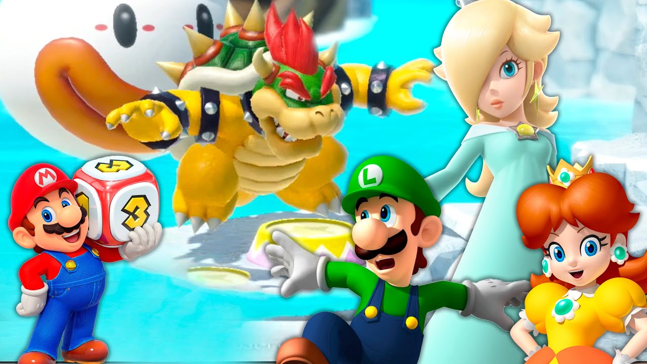 Mario Party Superstars - Yoshi's Tropical Island | 4 Real Players Gameplay