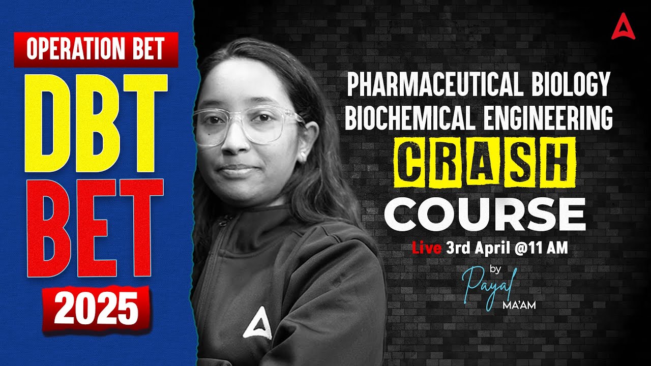 DBT BET 2025 | Pharmaceutical Biology Biochemical Engineering | DBT BET Preparation | By Payal Ma'am