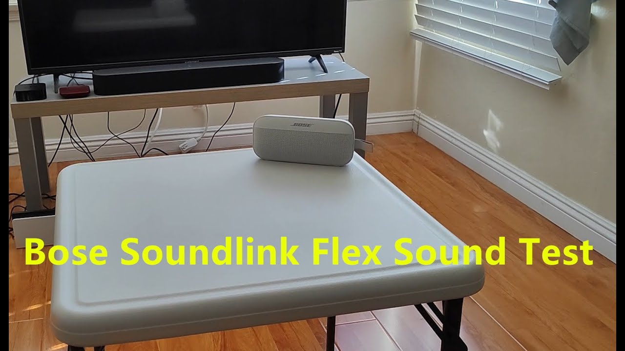 Bose soundlink flex , sound test, sound demo, sound review