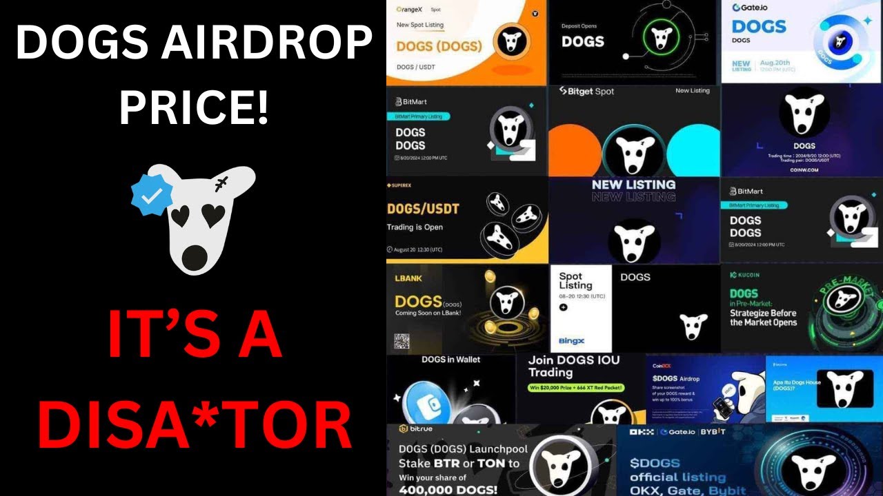 Dogs Telegram Airdrop Price Prediction After The News!