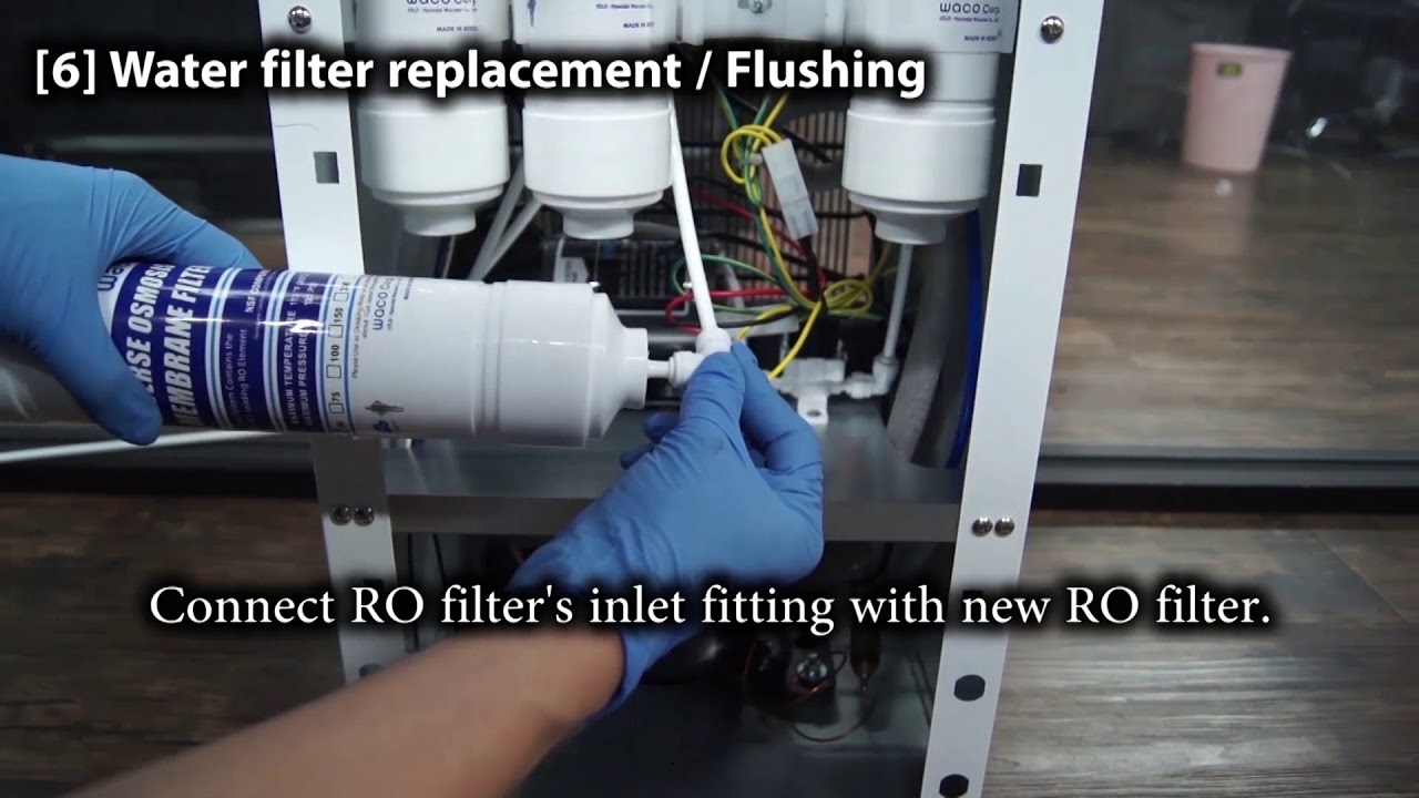 For use POU Water Cooler brand infinite, Change filter & flushing