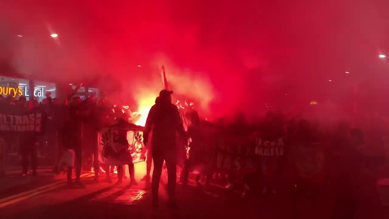 CORTEO AJAX AMSTERDAM in GLASGOW (Rangers FC - AFC AJAX)  1.11.2022