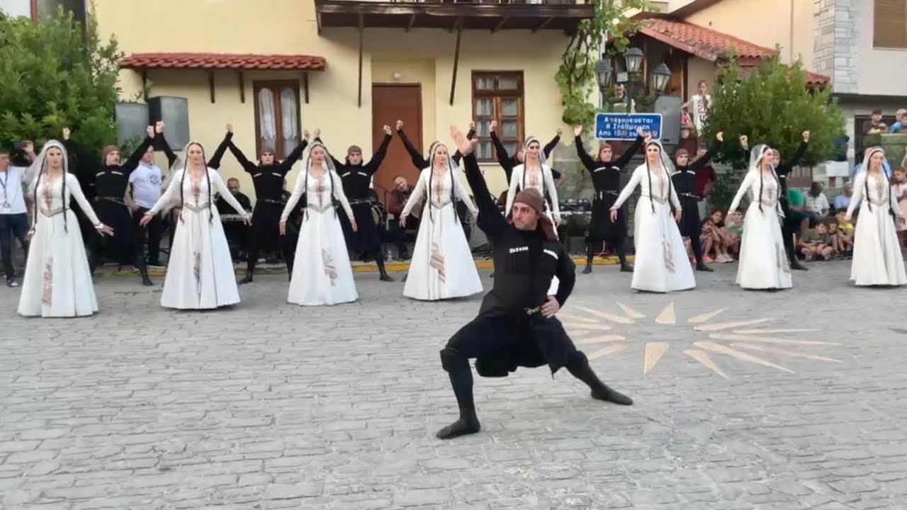 Traditional Dances from Georgia, Chile and Serbia - International Folklore Festival of Naoussa, 2023