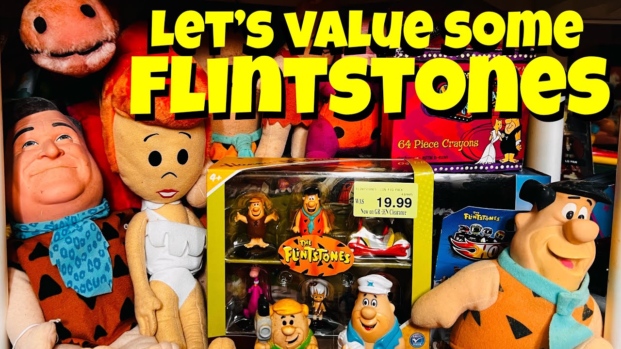 Let’s appraise these Hanna Barbera The Flintstones toys! “Valuing My Toy Collection” Ep. #335