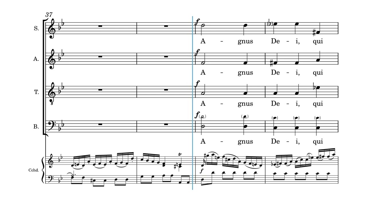 Haydn - Missa Sancti Nicolai - Agnus Dei - Bass