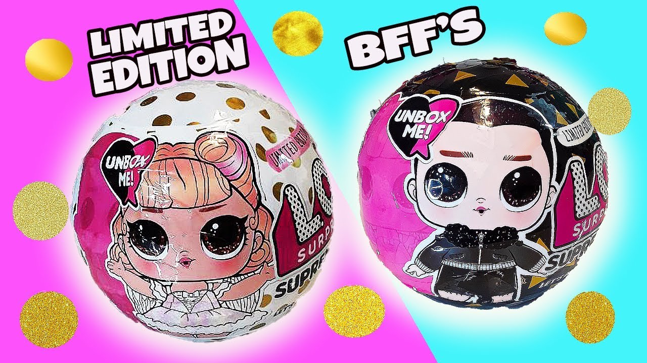 LOL SURPRISE DOLLS SUPREME BFFS UNBOXING LOL SURPRISE NEW BOY!! LOL SURPRISE BFFS TOYS FOR KIDS.