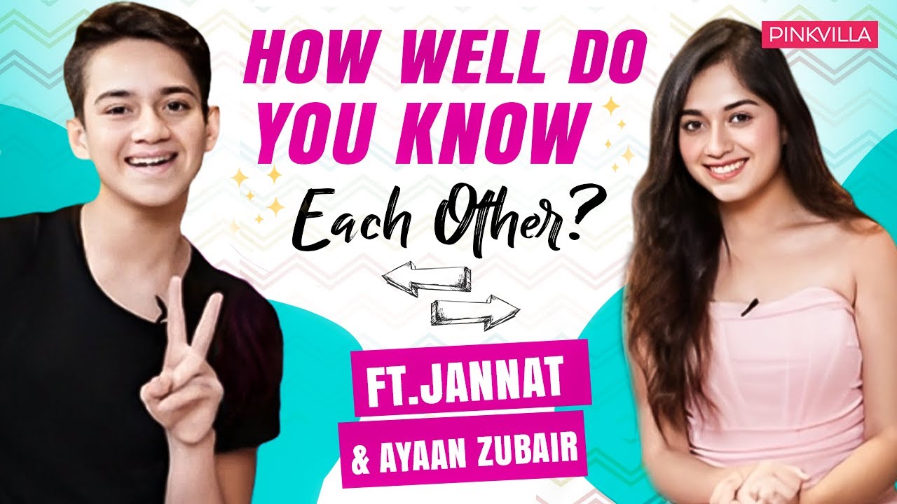 Jannat Zubair V/S Ayaan Zubair | How Well Do You Know Each Other | Fun Challenge | PINKVILLA