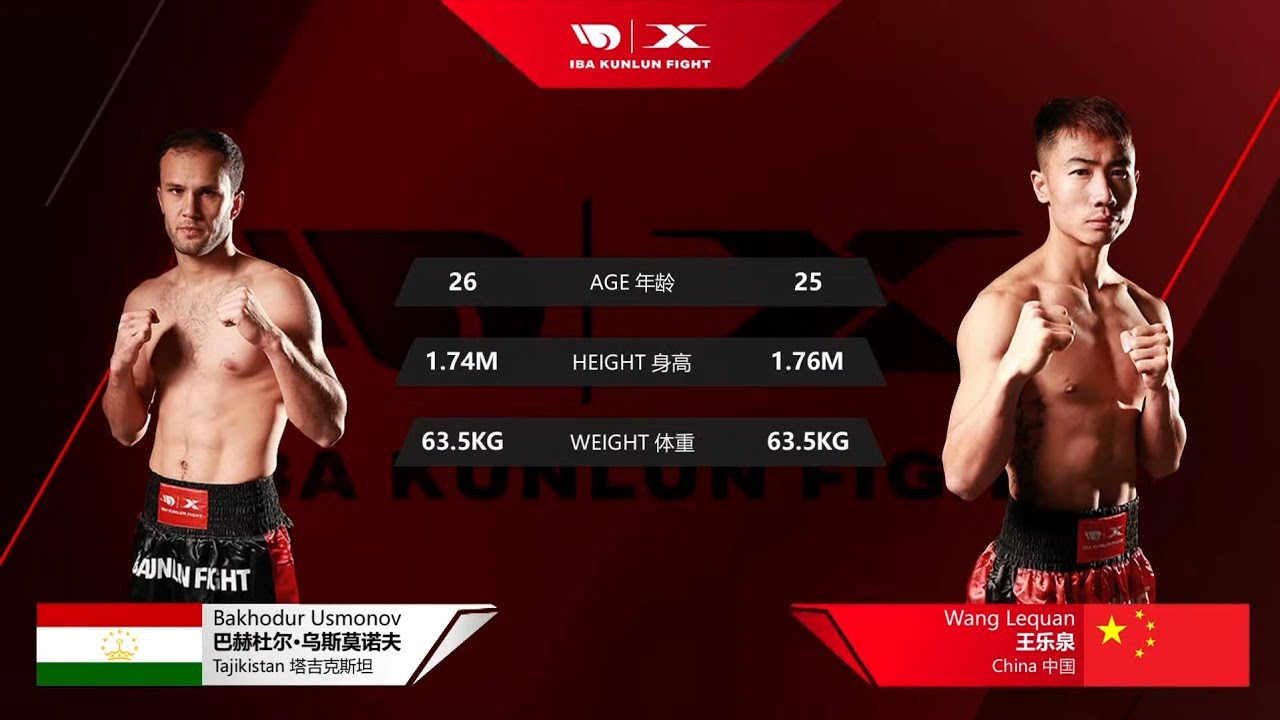 Bakhodur Usmonov (TJK) vs LeQuan Wang (CHN) | IBA KUNLUN FIGHT  | World Cup | November 16, 2024