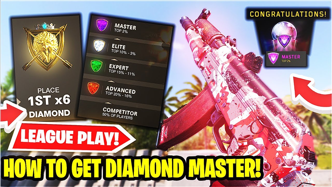 How to Get DIAMOND RANK + MASTER DIVISION on Cold War League Play (Ranks + Skill Divisions Explained