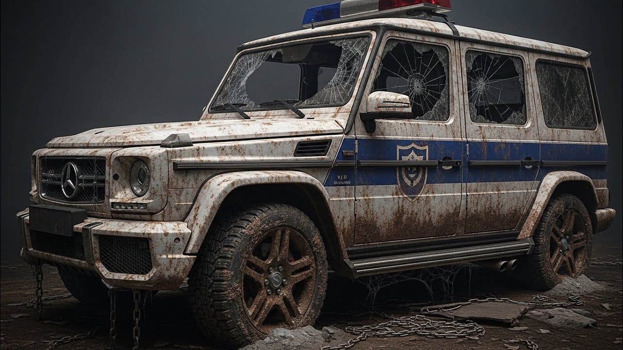 “Abandoned Police Mercedes G63 Forgotten for 20 Years 😱 | Full ASMR Restoration from Rust to Shine”