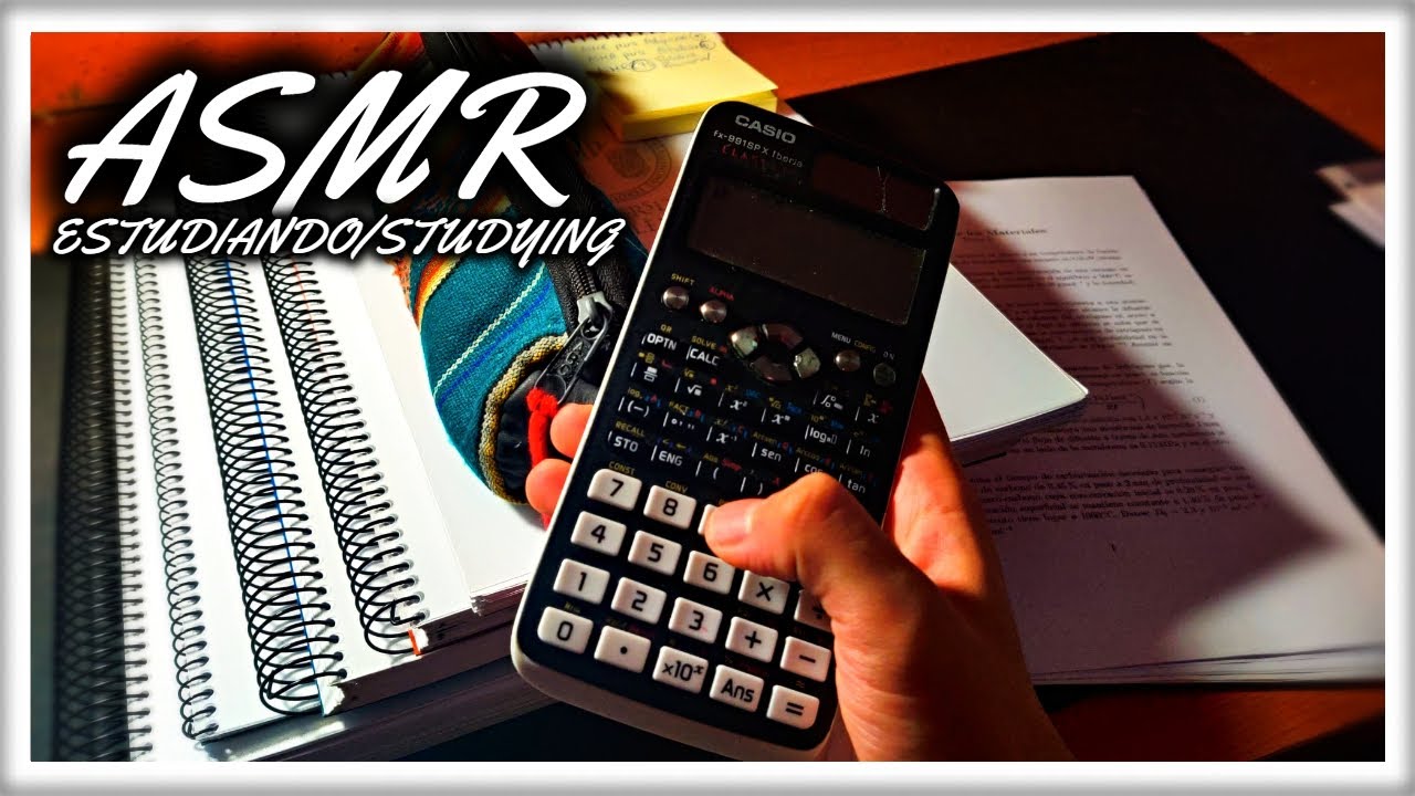 ASMR 🎧✅❤️ | ASMR Estudiando 🎁✅ AMSR 2021 4 HORAS  ASMR Study with me