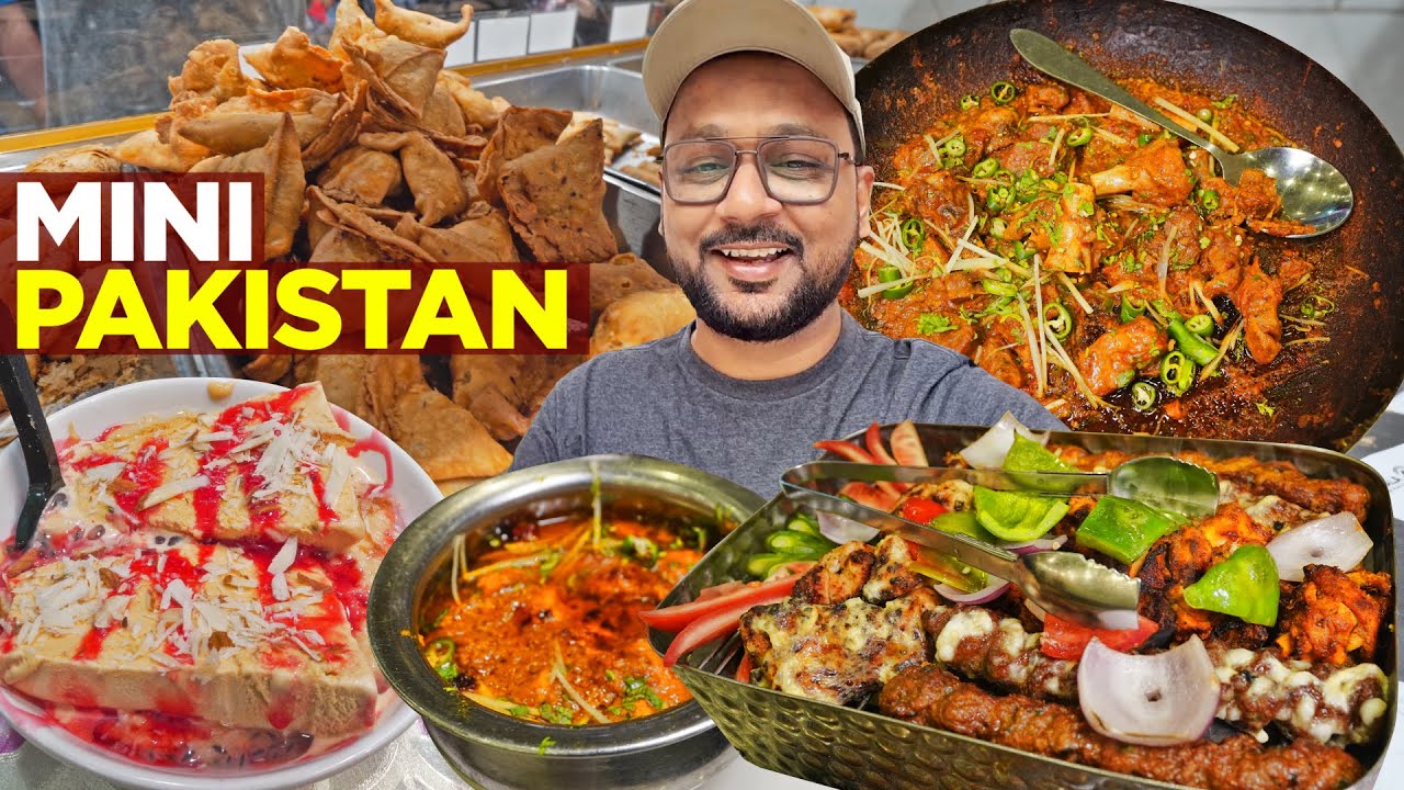 Best Mutton Karahi at Mini Pakistan? | Ultimate Pakistani Food Tour | Kabab, Falooda, Samosay