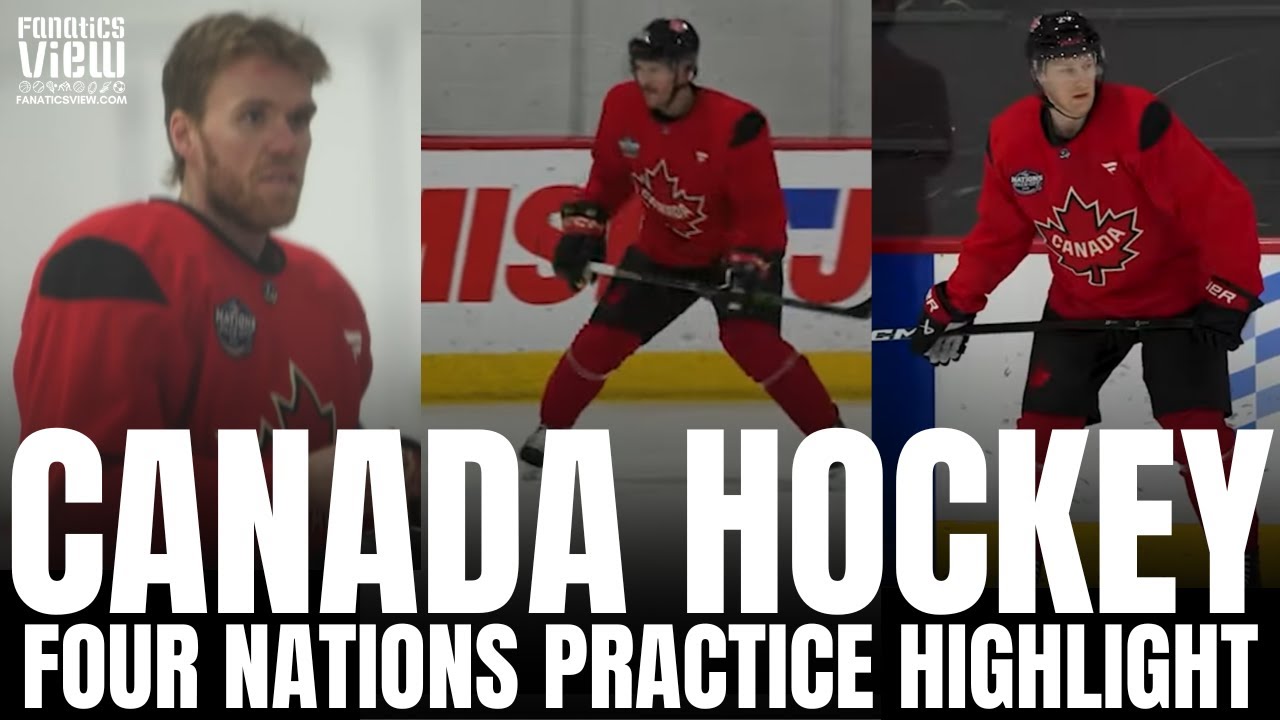 First Look at Team Canada Four Nations With Sidney Crosby, Connor McDavid & Nathan MacKinnon