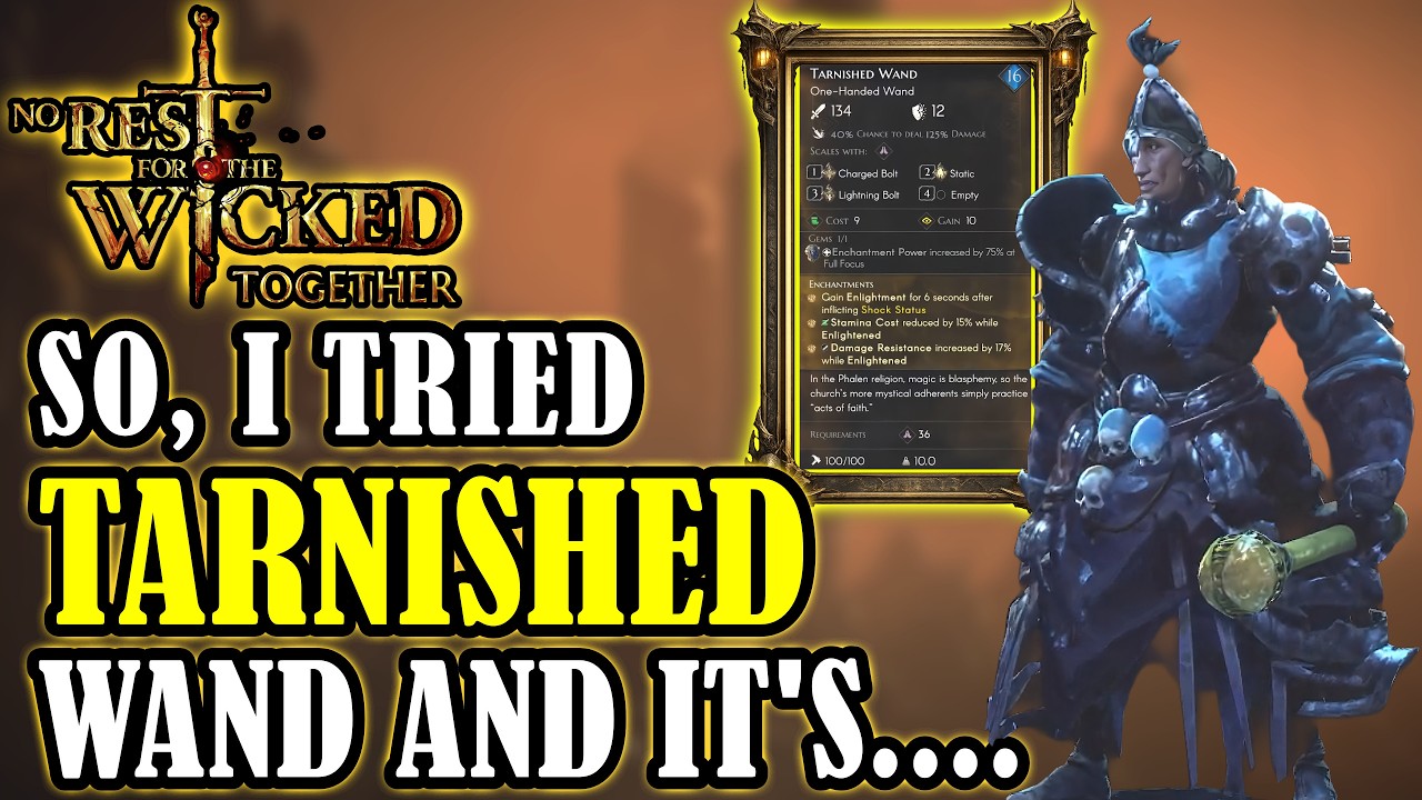 NO REST FOR THE WICKED: I Tried TARNISHED WAND & It's Surprisingly NOT What I EXPECTED...