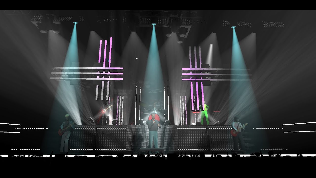 Rammstein - Stripped Live (Lightshow)