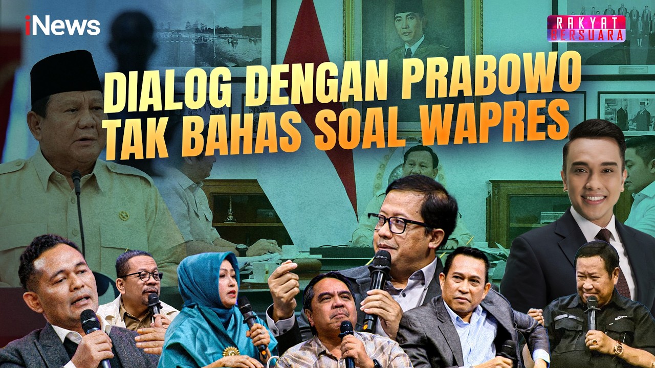 Sesno Duadji Sebut Dialog dengan Prabowo Tak Bahas soal Wapres | Rakyat Bersuara 10/02