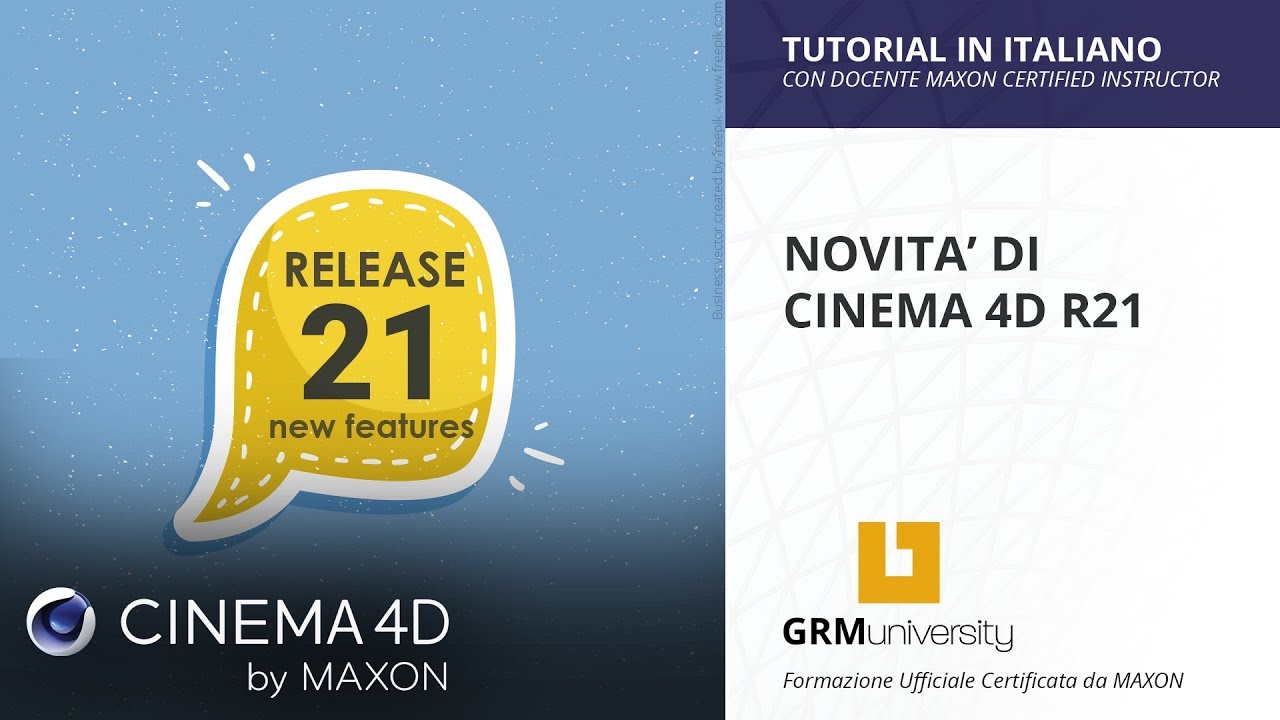 Novità di MAXON Cinema 4D R21