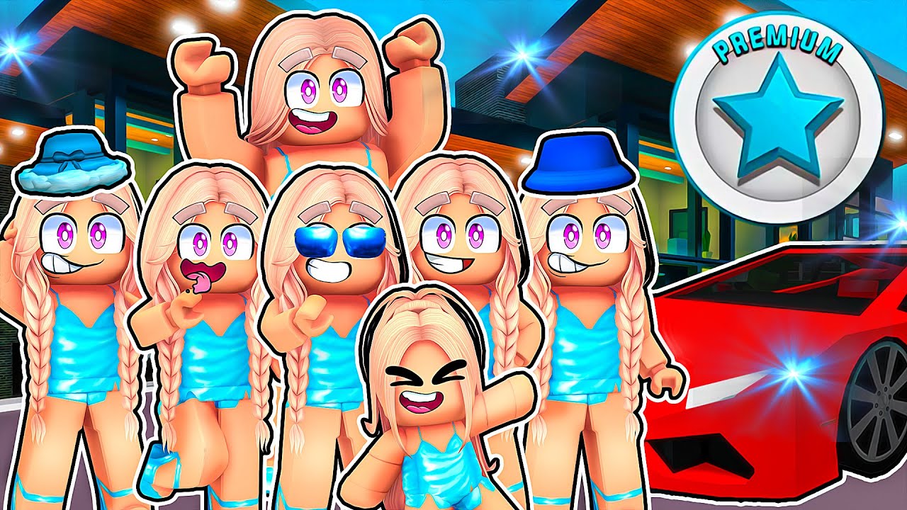 ZAŁOŻYŁAM RODZINĘ PREMIUM na BROOKHAVEN w ROBLOX! 💙 | PIĘCIORACZKI i MAŁA AMI