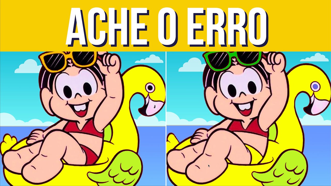 Ache os 7 erros da Turma da Mônica nas Férias/Amigo Quiz