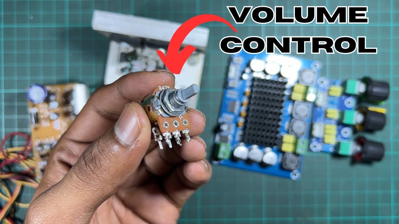 How To Add Volume Controller With Any Audio Amplifier Board