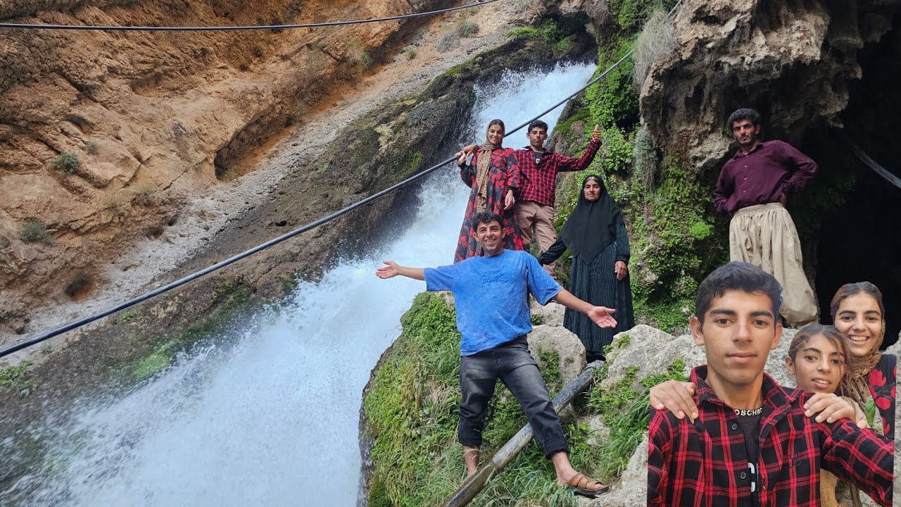 🎣 Epic Waterfall Adventure & Grilled Fish in Iran's Hidden Paradise 🌿