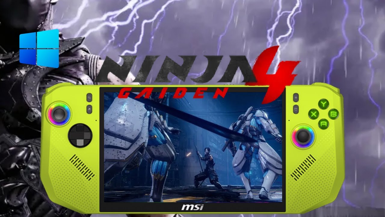 Ninja Gaiden 4 on MSI Claw A8 | Ryzen Z2E FSR Performance Test (17 W &ndash; 35 W TDP Benchmarks)