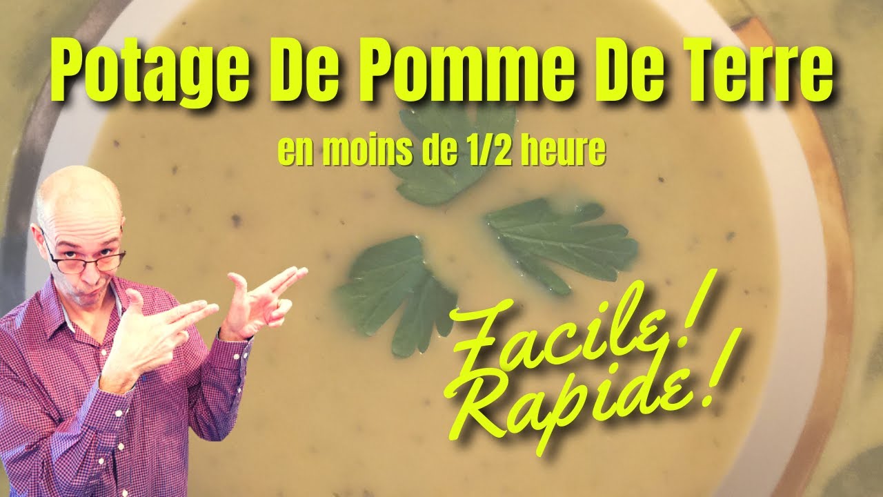 potage aux pommes de terre. Une recette potage de pommes de terre, facile à faire.