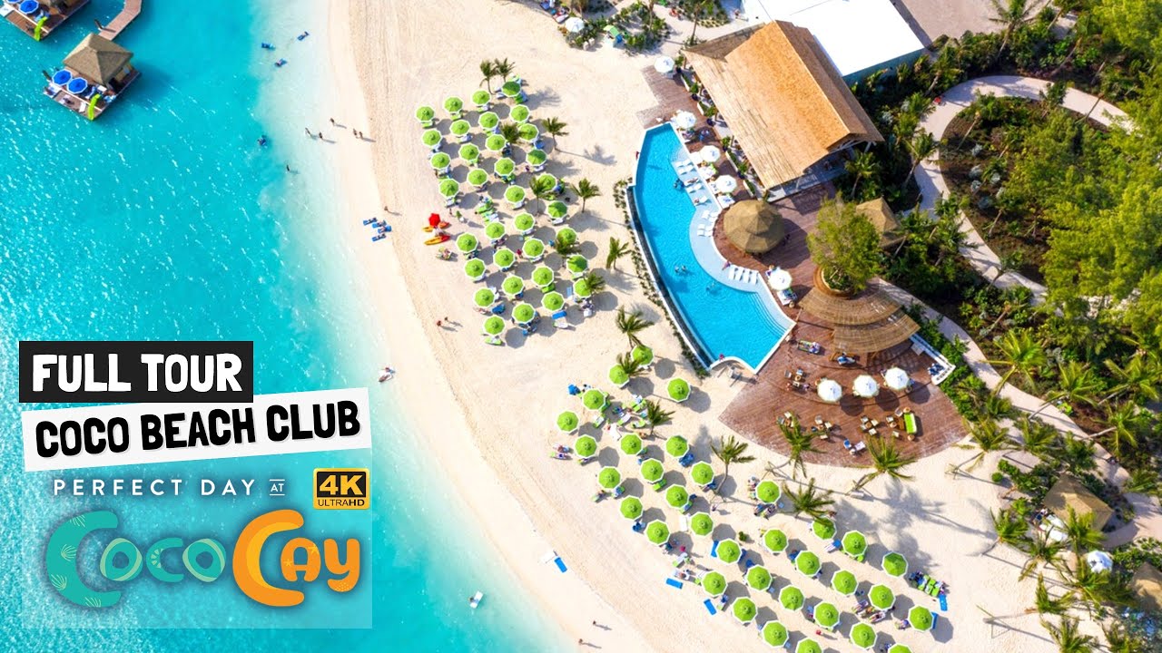 Coco Beach Club | Full Walkthrough Tour & Review | Perfect Day Coco Cay | 4K