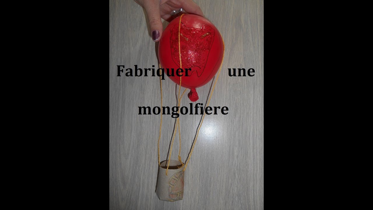 Activité: Fabriquer une montgolfiere Iron man