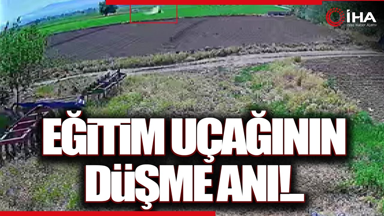 2 Pilotun Şehit Olduğu Uçağın Düşme Anı Kamerada