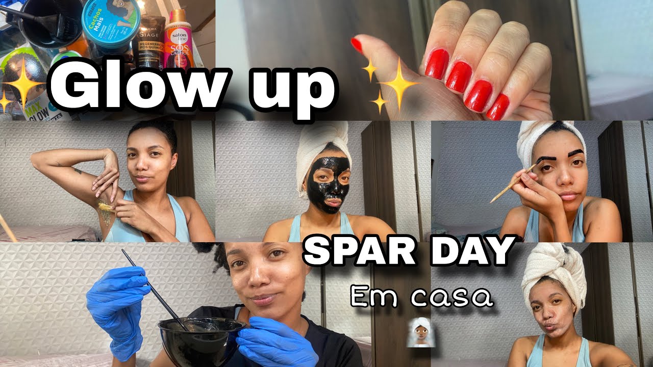 SPA DAY: PRÉ ANIVERSÁRIO |  GLOW UP ✨|🧖🏾‍♀️ 💅🏾
