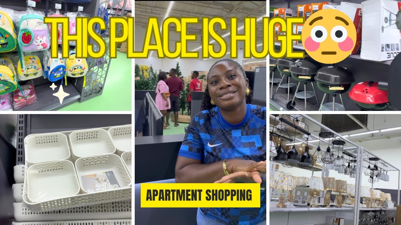 Shopping at Lagos’ Biggest Household Mall 🛒 | New Apartment Finds
