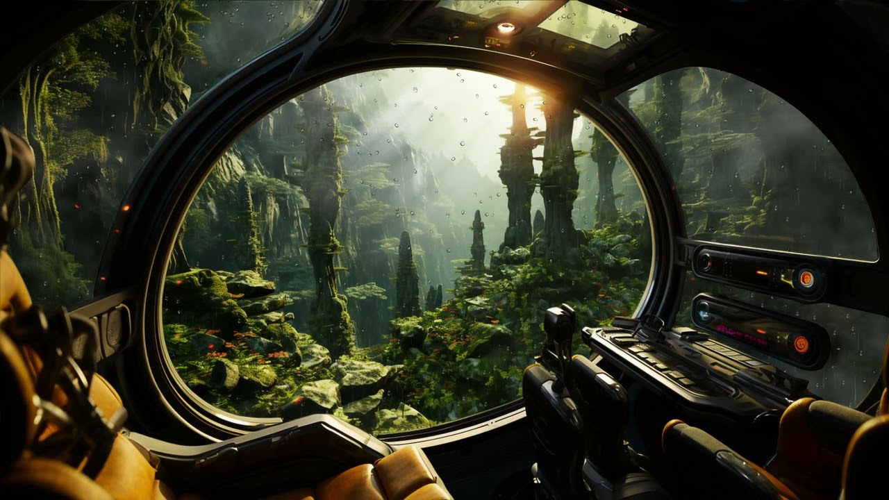 Radio Chatter From Alien Planet Science Outpost. Sci-Fi Ambiance for Sleep, Study, Relaxation