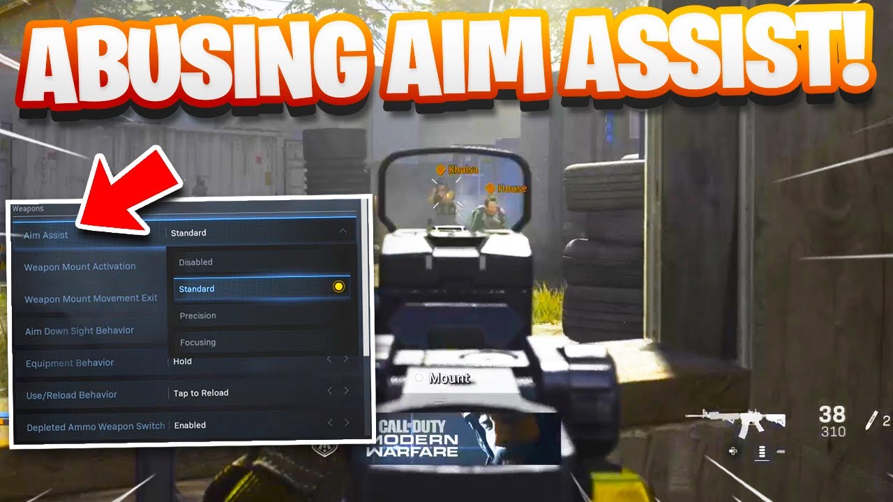 How To ABUSE Aim Assist + Improve Aim on PS4/XBOX! - BEST SETTINGS MODERN WARFARE! (Aim Tips COD MW)