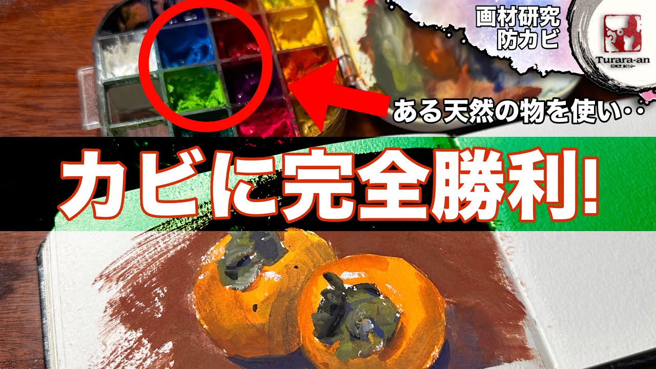 【画材研究】水彩ガッシュ密閉パレットのカビ問題に終止符! 