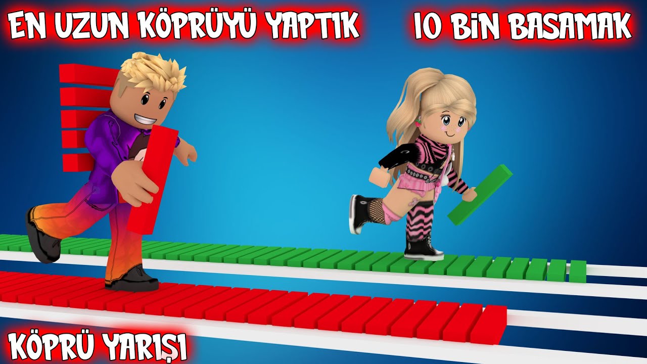 En Uzun Köprüyü Yapan Kazanır Köprü Yarışı | Roblox Bridge Race