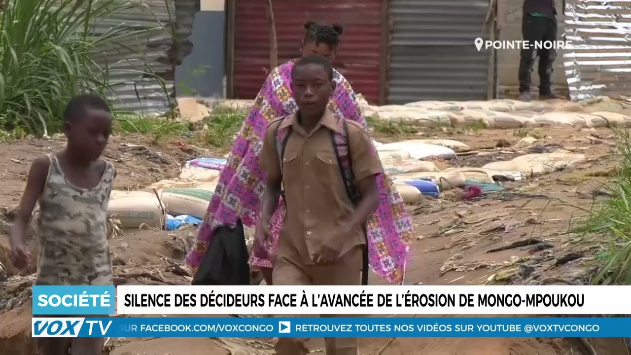 Silence des décideurs face à l'avancée de l'érosion de Mongo Mpoukou